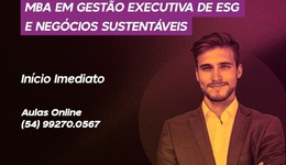 MBA em Gestão Executiva ESG: uma nova experiência em pós-graduação